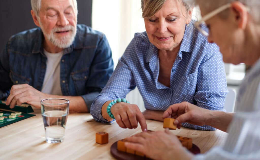 Barton House Memory Care | Seniors practicing memory care