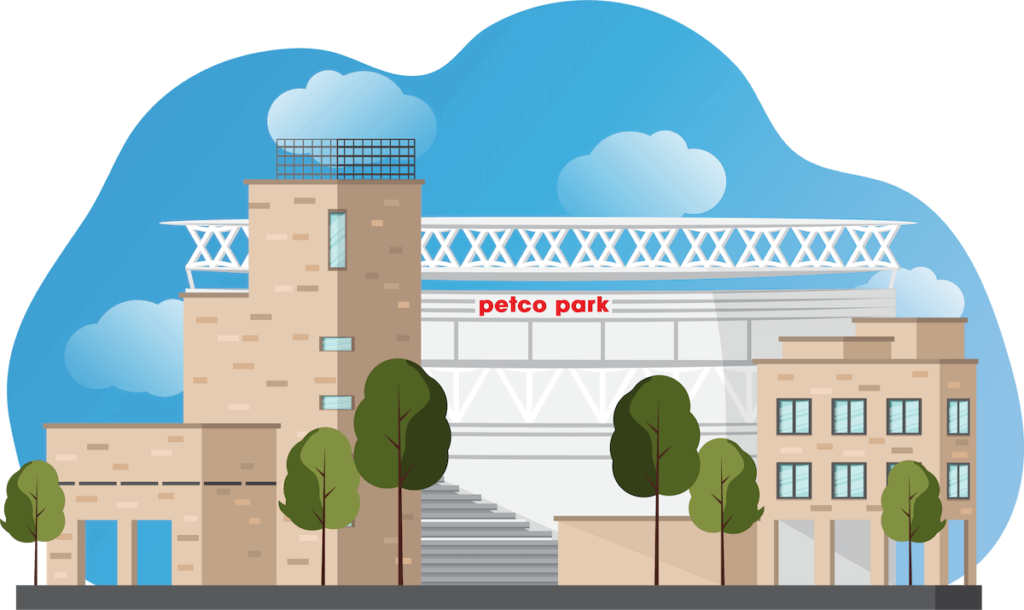 Novellus Clairmont | Petco Park Landmark Illustration