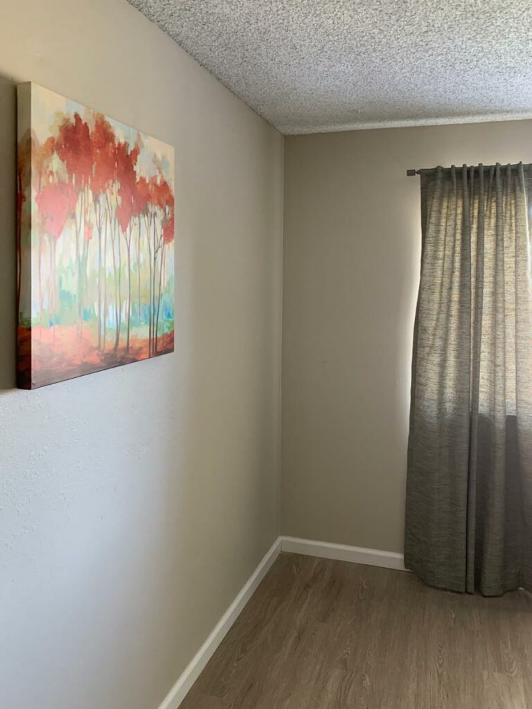Novellus Stockton Assisted Living | Wall art of one bedroom apartment