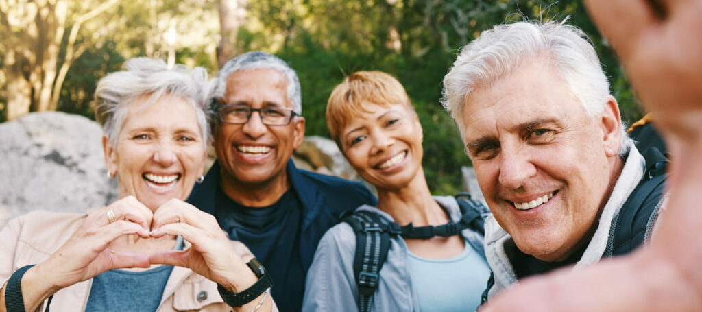 Stockton Assisted Living | Seniors enjoying a hike