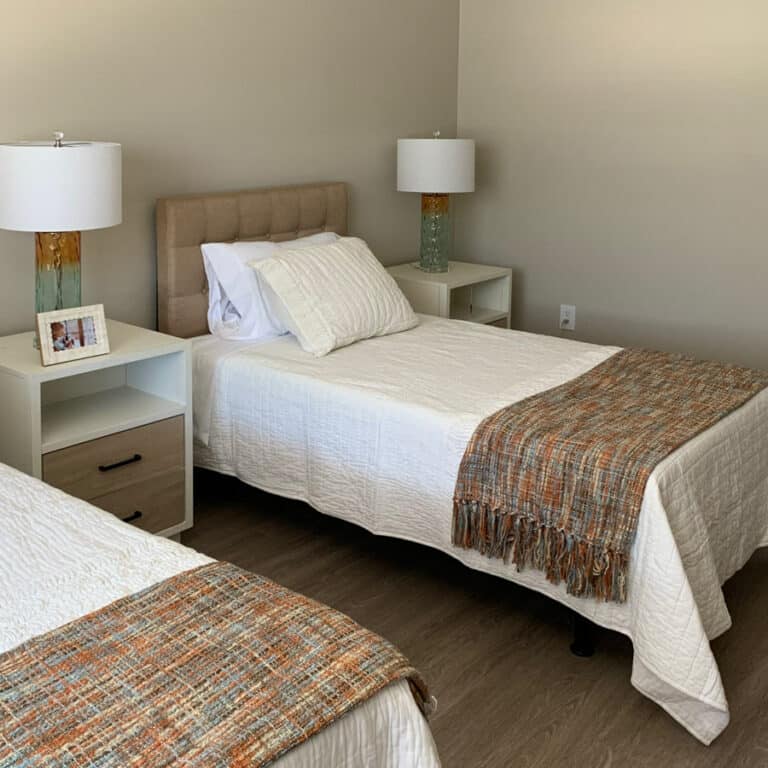 Novellus Living | Camlu Senior Living's studio bedroom