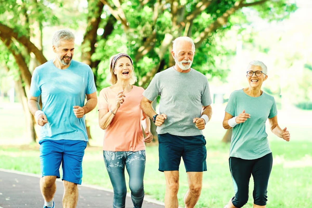 Cherry Creek | Group of seniors exercising outdoors