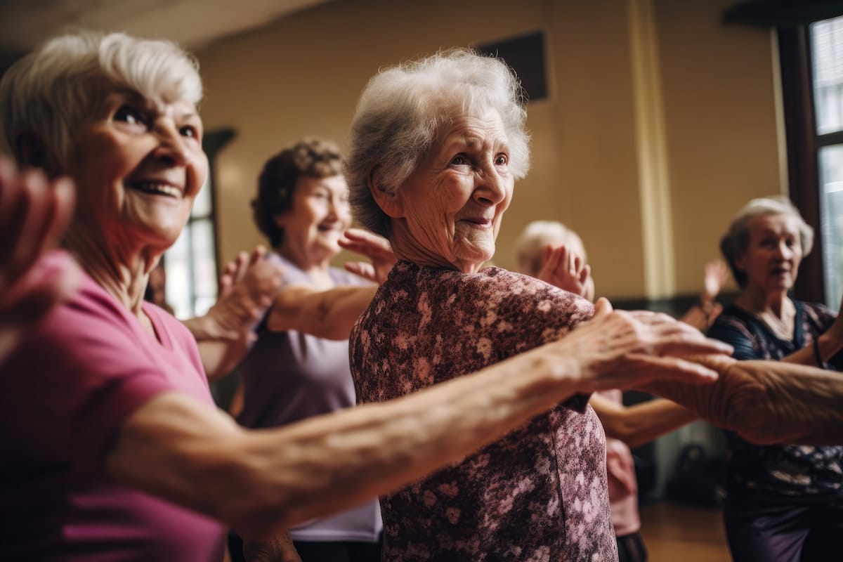 Cypresswood | Senior women exercising together