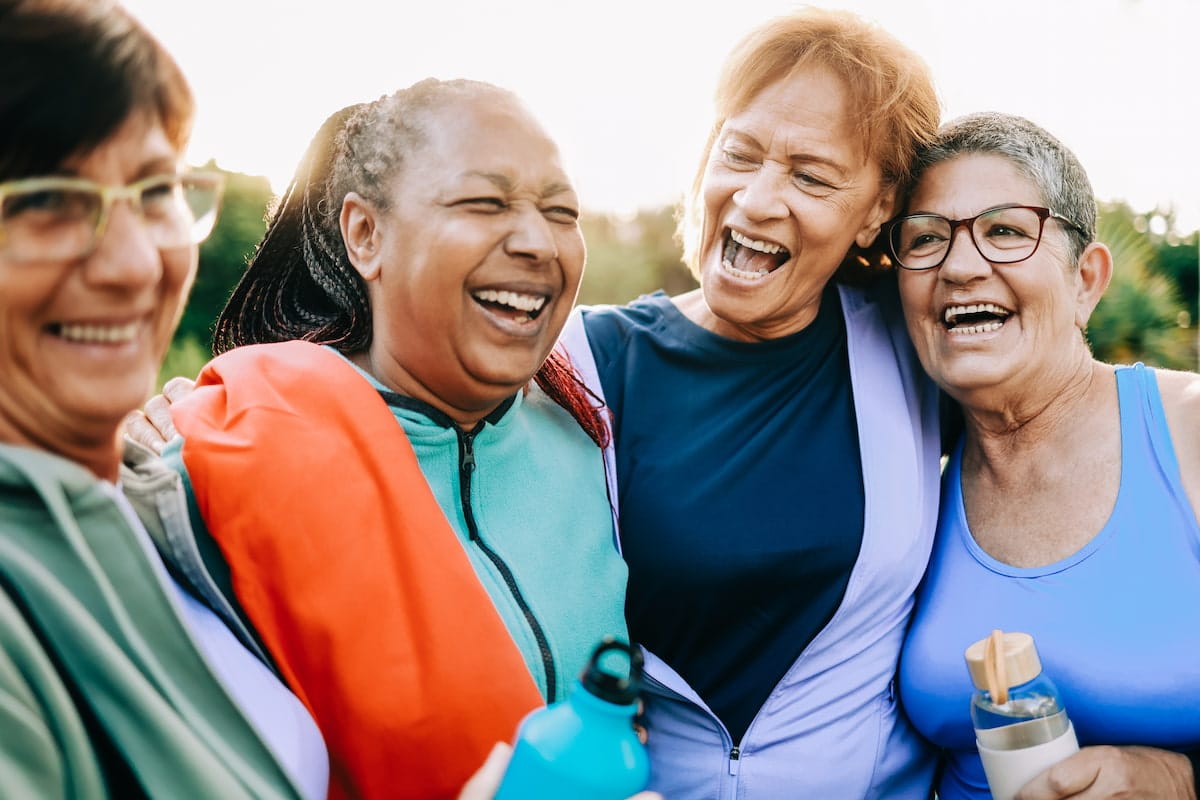 Kingwood | Senior women laughing and exercising