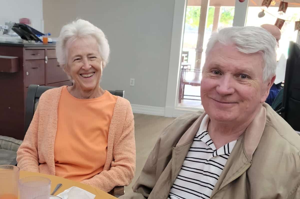 Barton House | Senior couple sitting together